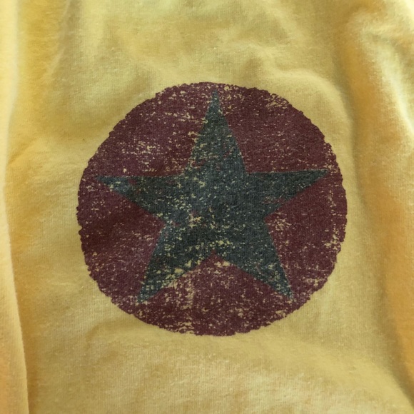Yellow Symbol Cropped Tee - Picture 2 of 2